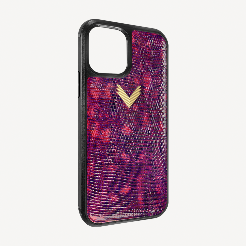 Husa Telefon iPhone 12/12 Pro, Piele Vitel, Textura Lizard