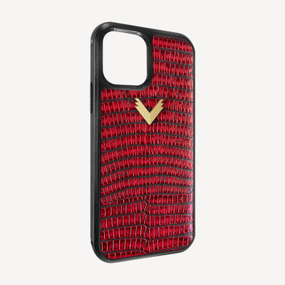 Husa Telefon iPhone 12/12 Pro, Piele Vitel, Textura Lizard