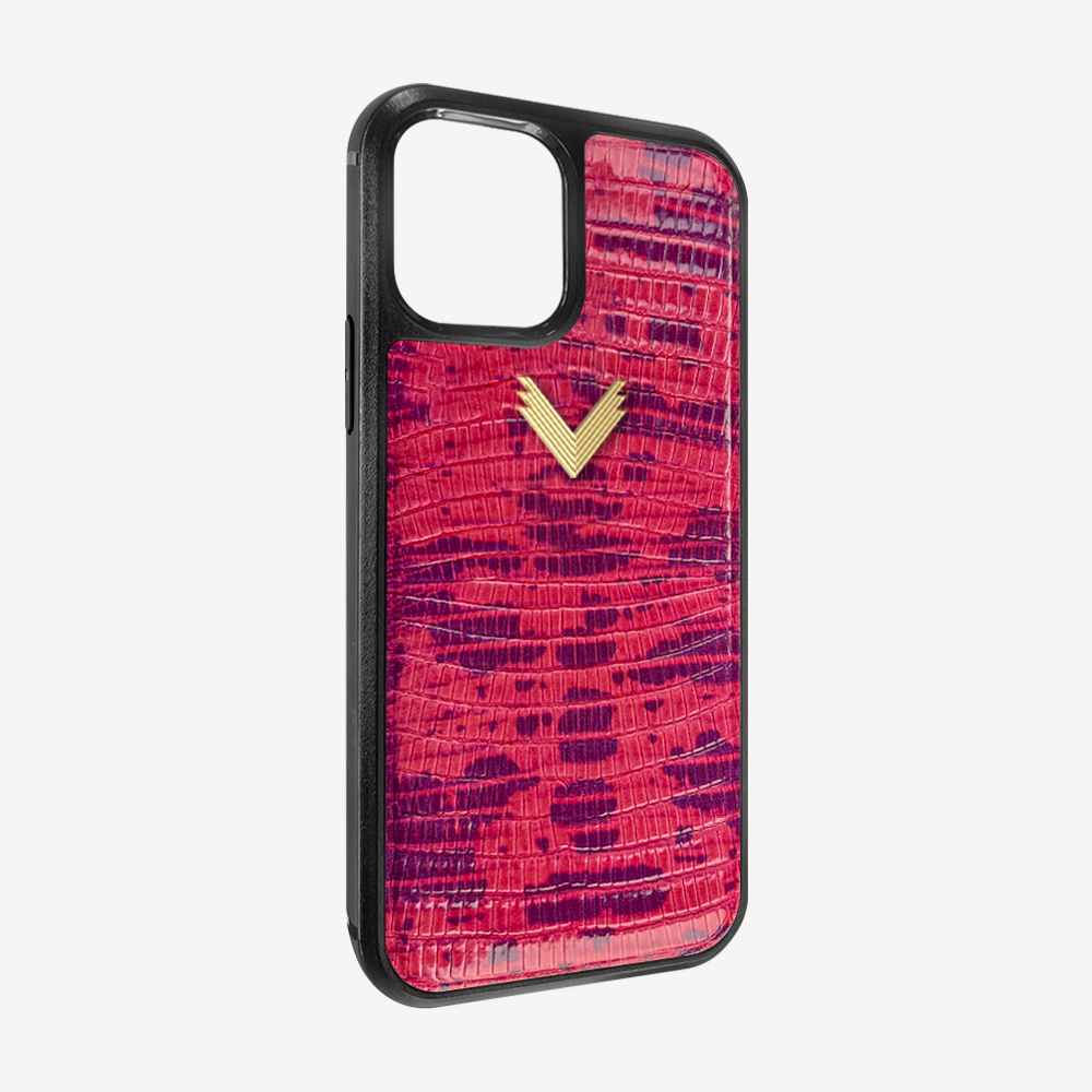 Husa Telefon iPhone 12 Pro Max, Piele Vitel, Textura Lizard