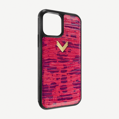 Husa Telefon iPhone 12 Pro Max, Piele Vitel, Textura Lizard