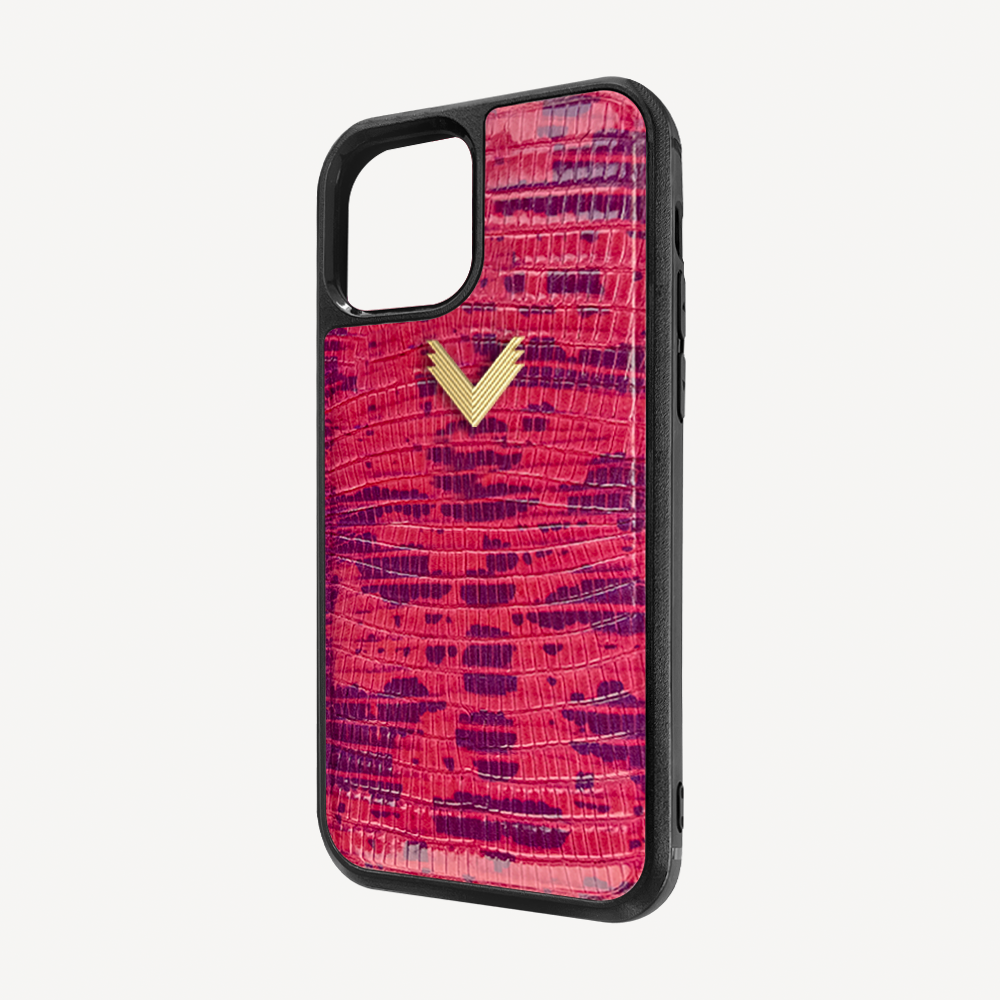Husa Telefon iPhone 12 Pro Max, Piele Vitel, Textura Lizard