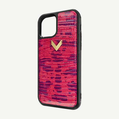 Husa Telefon iPhone 12 Pro Max, Piele Vitel, Textura Lizard