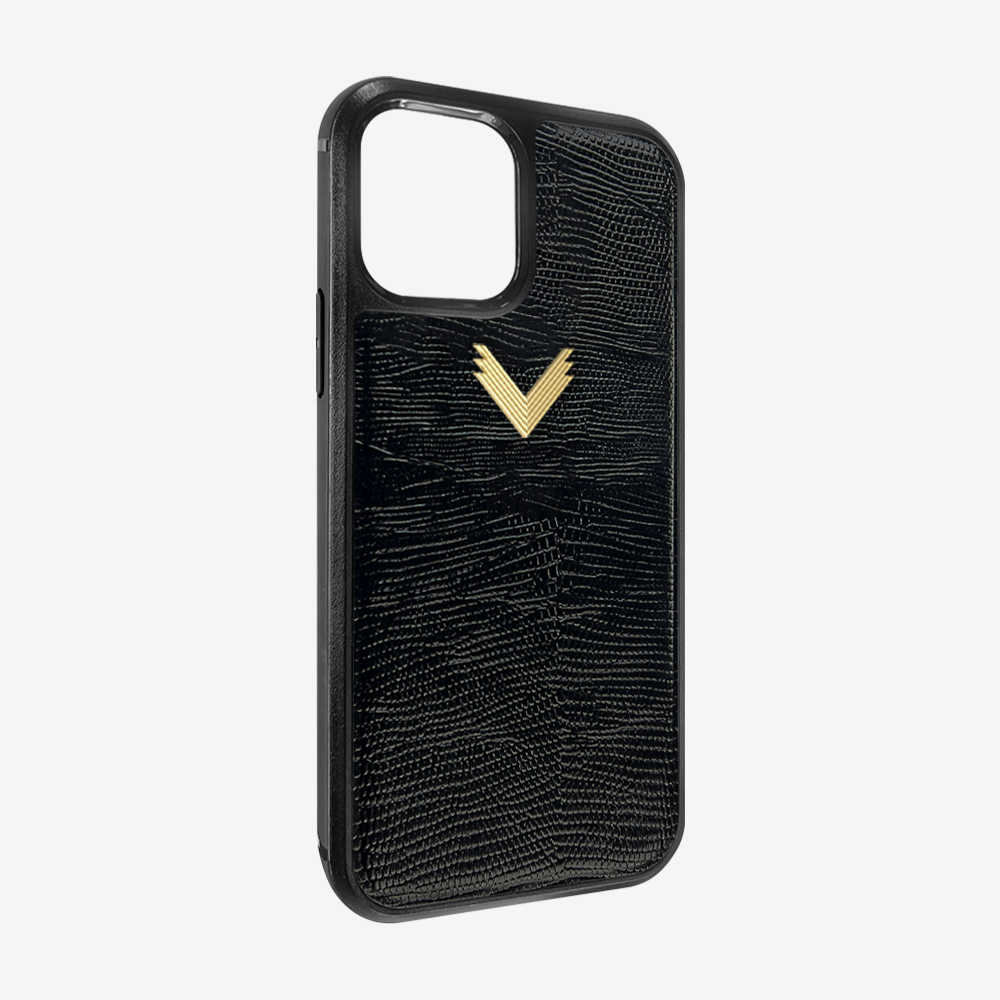Husa Telefon iPhone 12 Pro Max, Piele Vitel, Textura Lizard