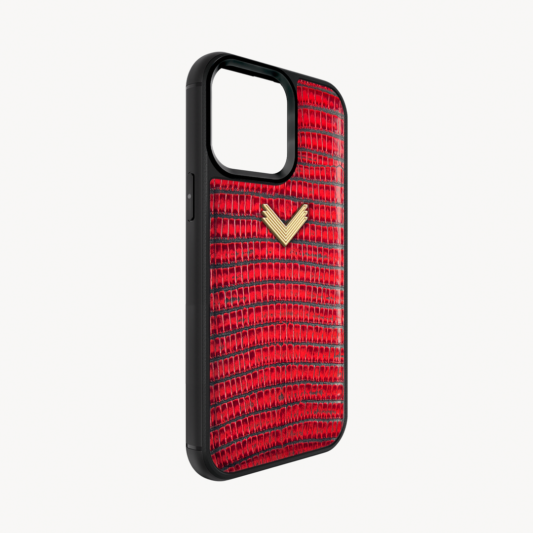 Husa Telefon iPhone 14 Pro Max, Piele Vitel, Textura Lizard