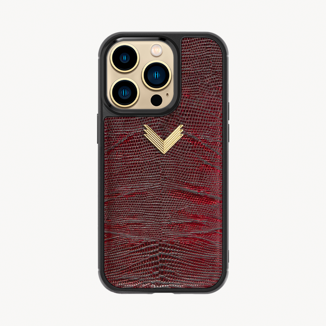Husa Telefon iPhone 13 Pro, Piele Vitel, Textura Lizard