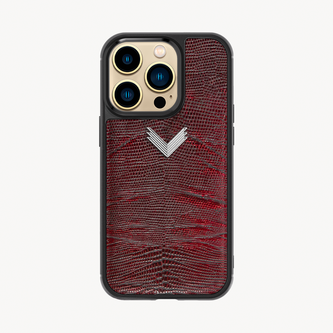 Husa Telefon iPhone 14 Pro, Piele Vitel, Textura Lizard