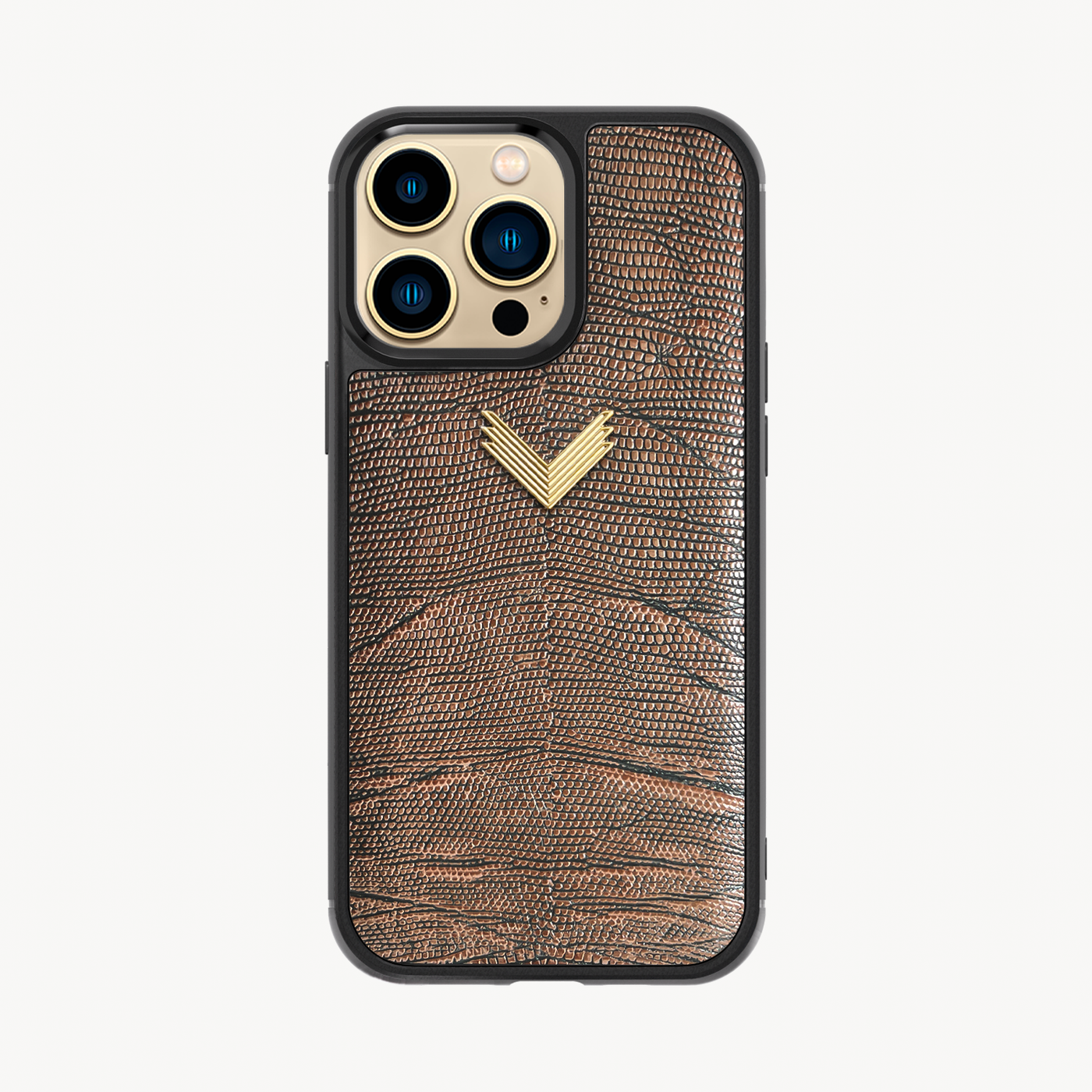 Husa Telefon iPhone 13 Pro, Piele Vitel, Textura Lizard