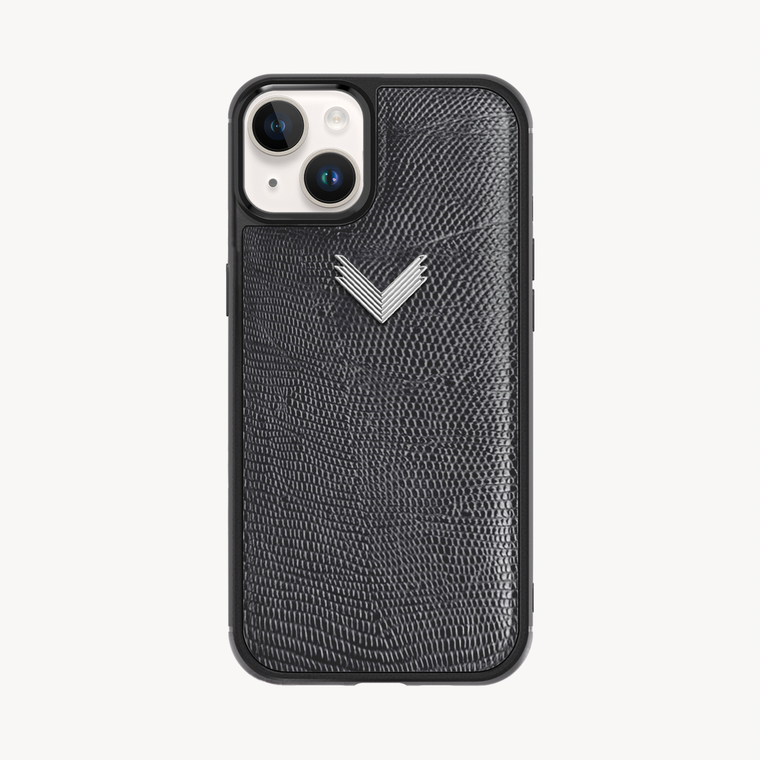 Husa Telefon iPhone 15, Piele Vitel, Textura Lizard