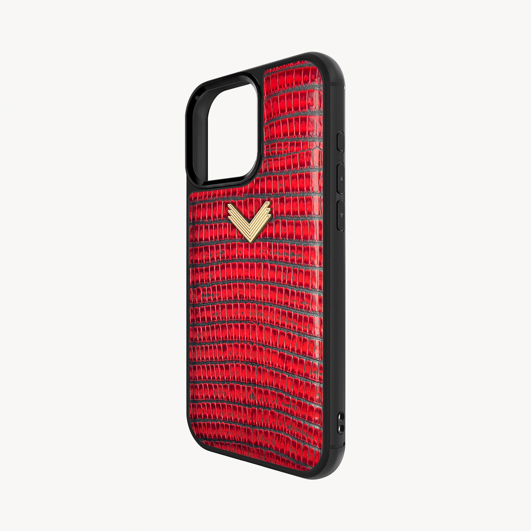 Husa Telefon iPhone 15 Pro Max, Piele Vitel, Textura Lizard