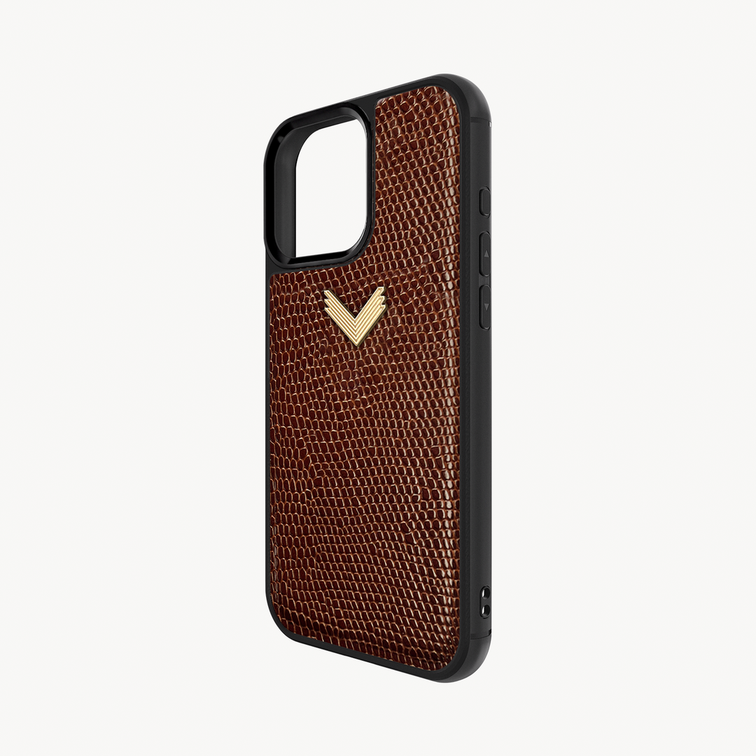 Husa Telefon iPhone 15 Pro Max, Piele Vitel, Textura Lizard
