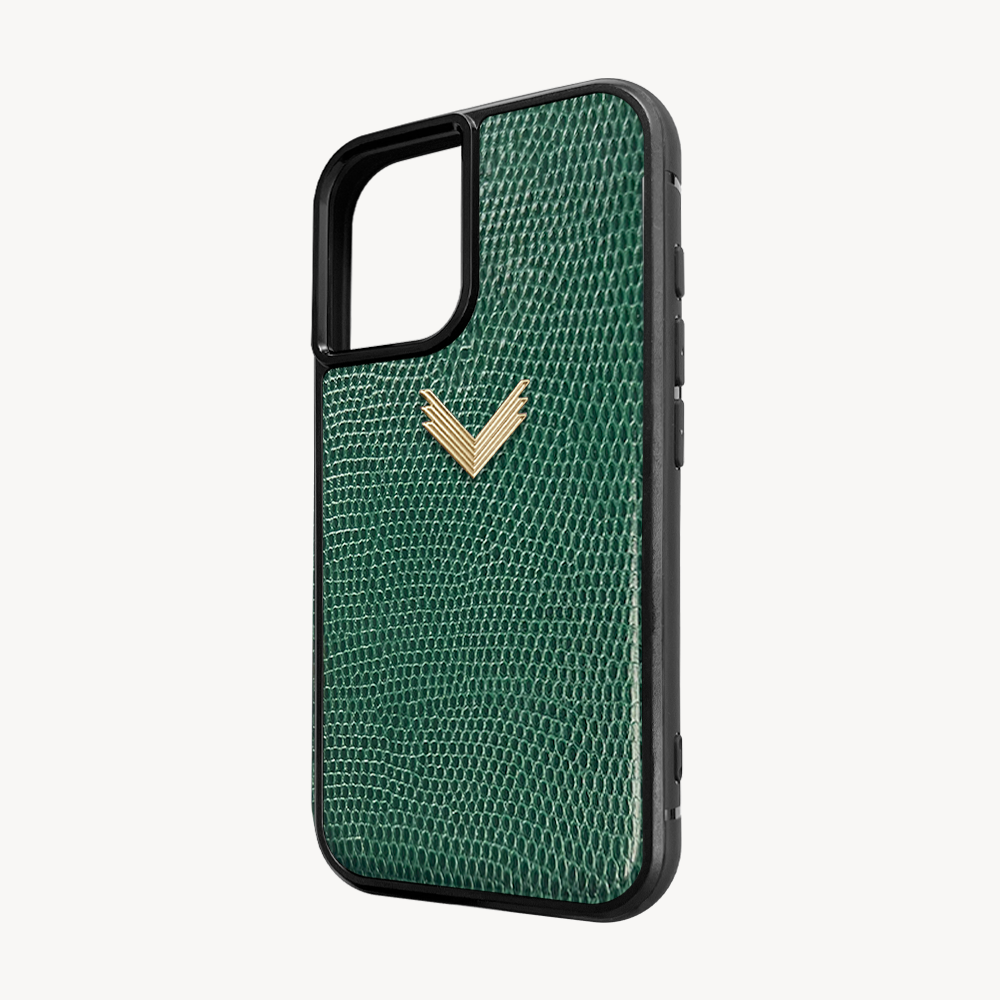 Husa Telefon iPhone 16, Piele Vitel, Textura Lizard