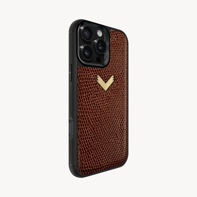 Husa Telefon iPhone 16 Pro, Piele Vitel, Textura Lizard