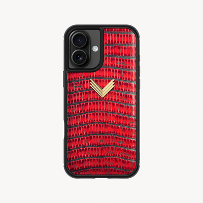 Husa Telefon iPhone 16 Plus, Piele Vitel, Textura Lizard