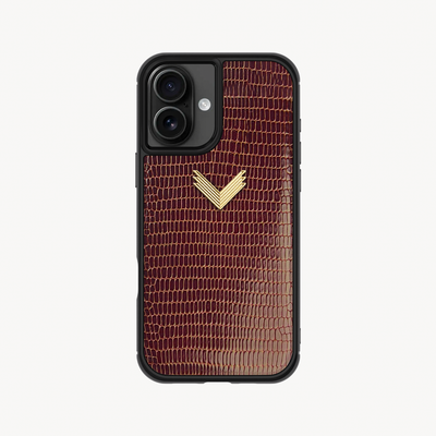 Husa Telefon iPhone 16 Plus, Piele Vitel, Textura Lizard