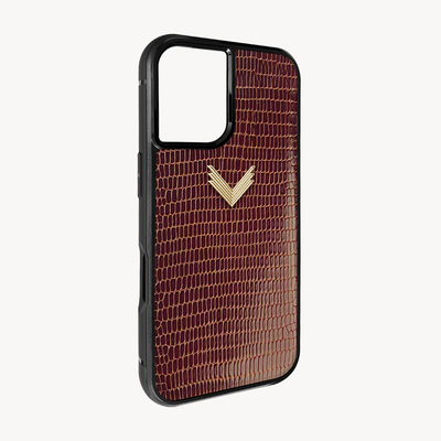 Husa Telefon iPhone 16 Plus, Piele Vitel, Textura Lizard