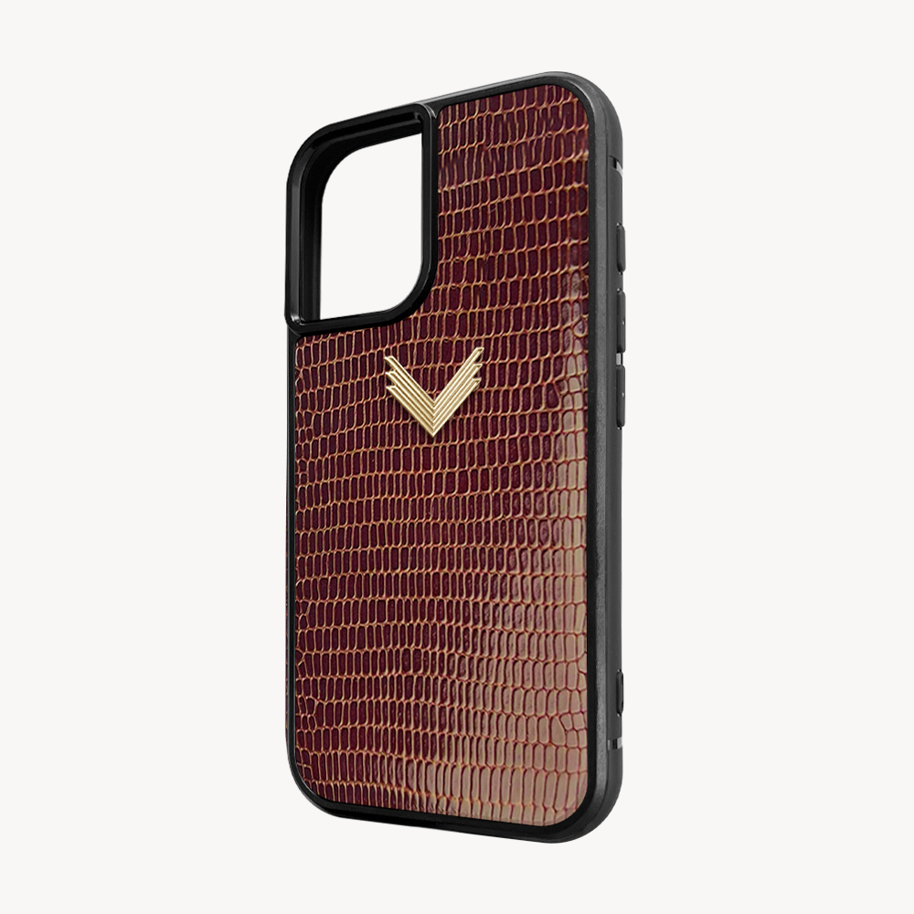 Husa Telefon iPhone 16 Plus, Piele Vitel, Textura Lizard