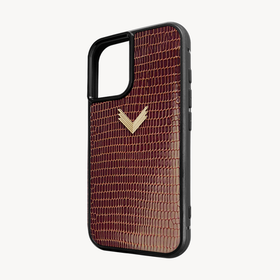 Husa Telefon iPhone 16 Plus, Piele Vitel, Textura Lizard