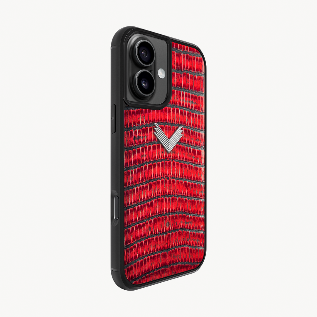 Husa Telefon iPhone 17, Piele Vitel, Textura Lizard
