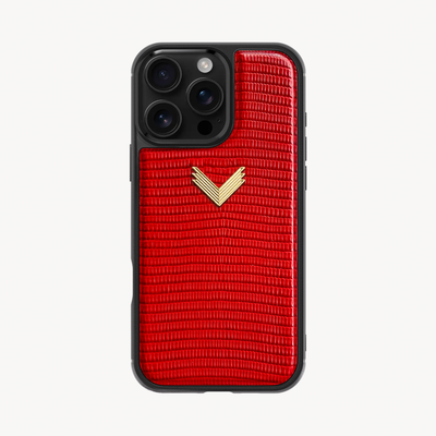 Husa Telefon iPhone 16 Pro Max, Piele Vitel, Textura Lizard