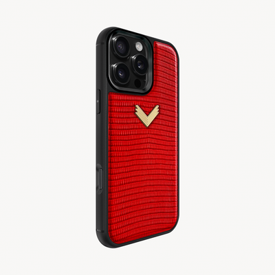 Husa Telefon iPhone 16 Pro Max, Piele Vitel, Textura Lizard