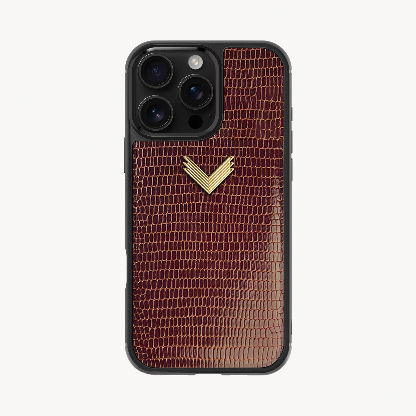 Husa Telefon iPhone 16 Pro Max, Piele Vitel, Textura Lizard