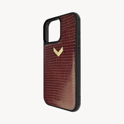 Husa Telefon iPhone 16 Pro Max, Piele Vitel, Textura Lizard