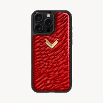 Husa Telefon iPhone 16 Pro, Piele Vitel, Textura Lizard