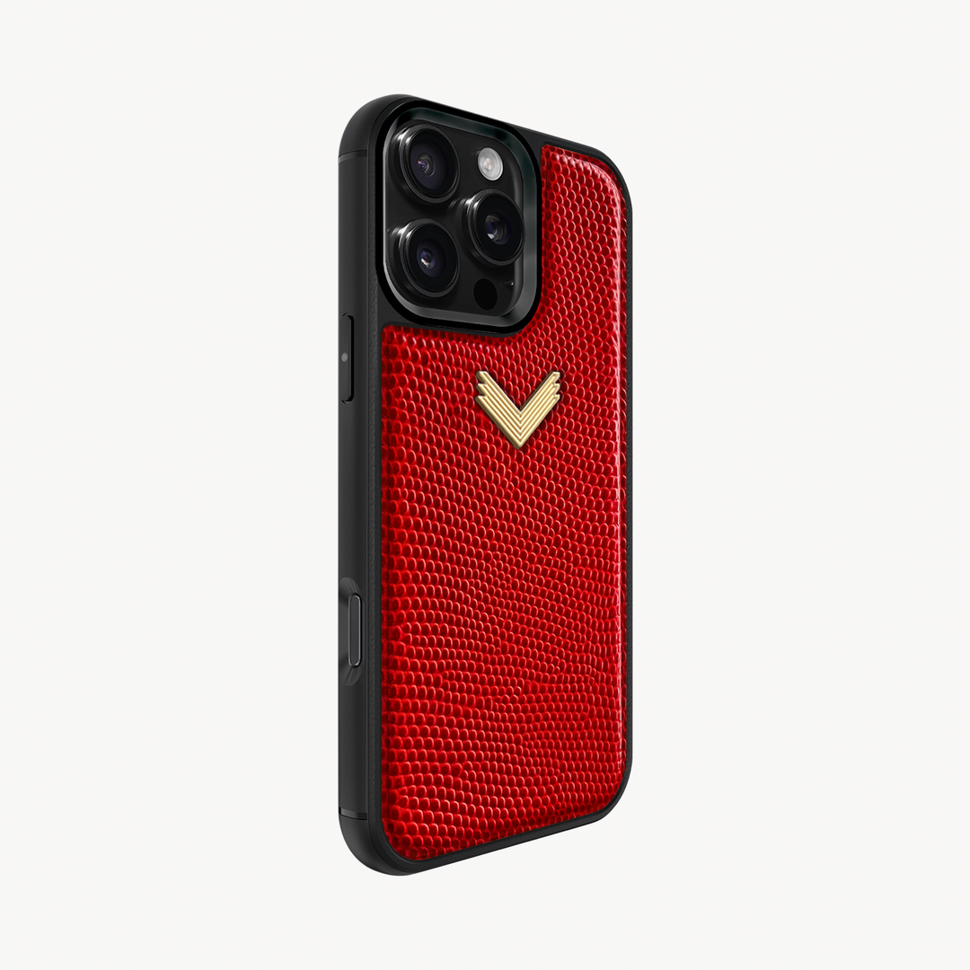 Husa Telefon iPhone 16 Pro, Piele Vitel, Textura Lizard