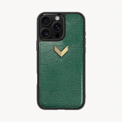 Husa Telefon iPhone 16 Pro Max, Piele Vitel, Textura Lizard