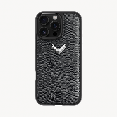 Husa Telefon iPhone 16 Pro, Piele Vitel, Textura Lizard