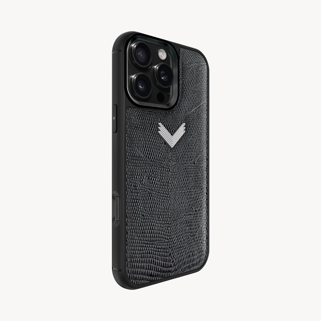 Husa Telefon iPhone 16 Pro Max, Piele Vitel, Textura Lizard