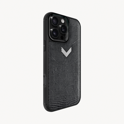 Husa Telefon iPhone 16 Pro Max, Piele Vitel, Textura Lizard