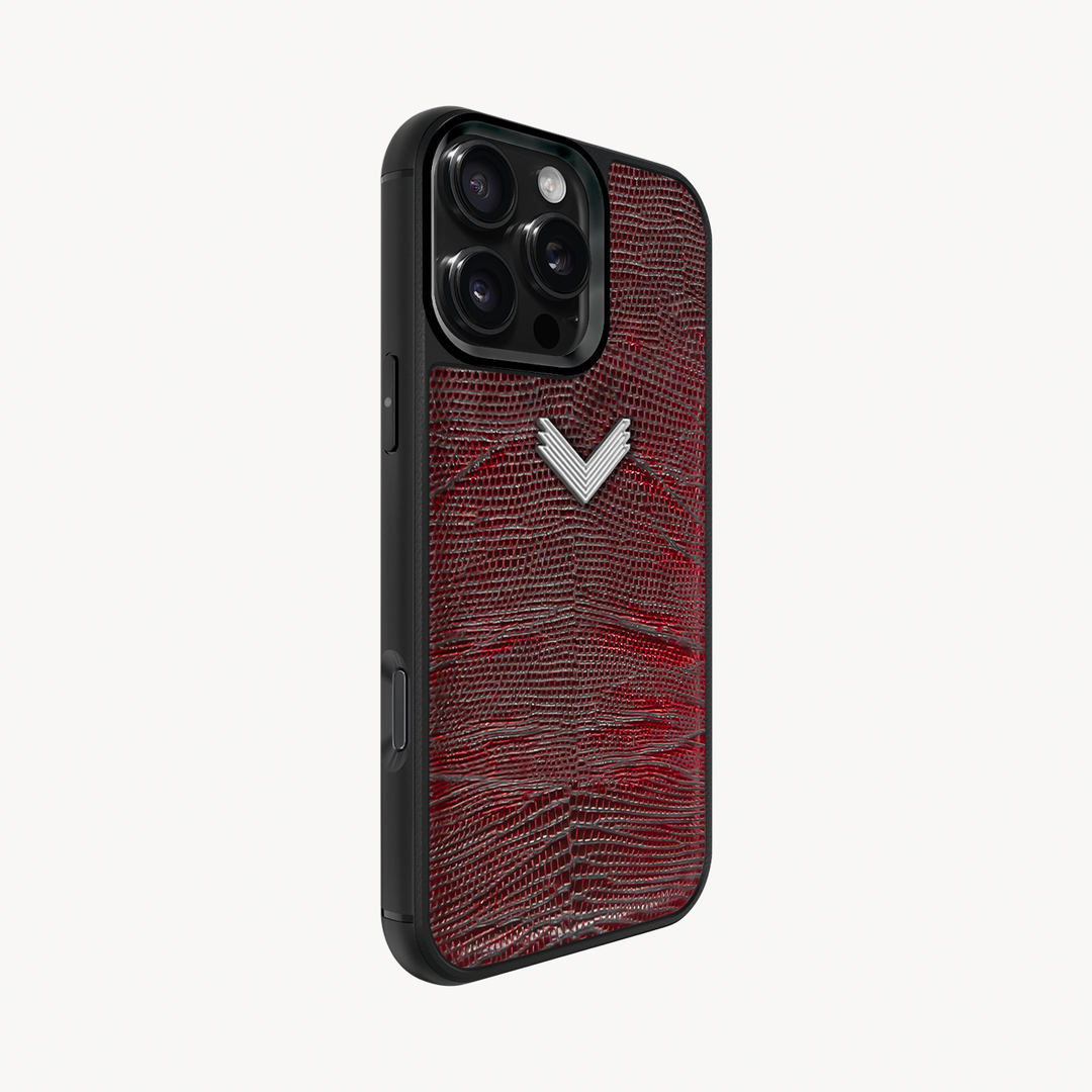 Husa Telefon iPhone 16 Pro, Piele Vitel, Textura Lizard