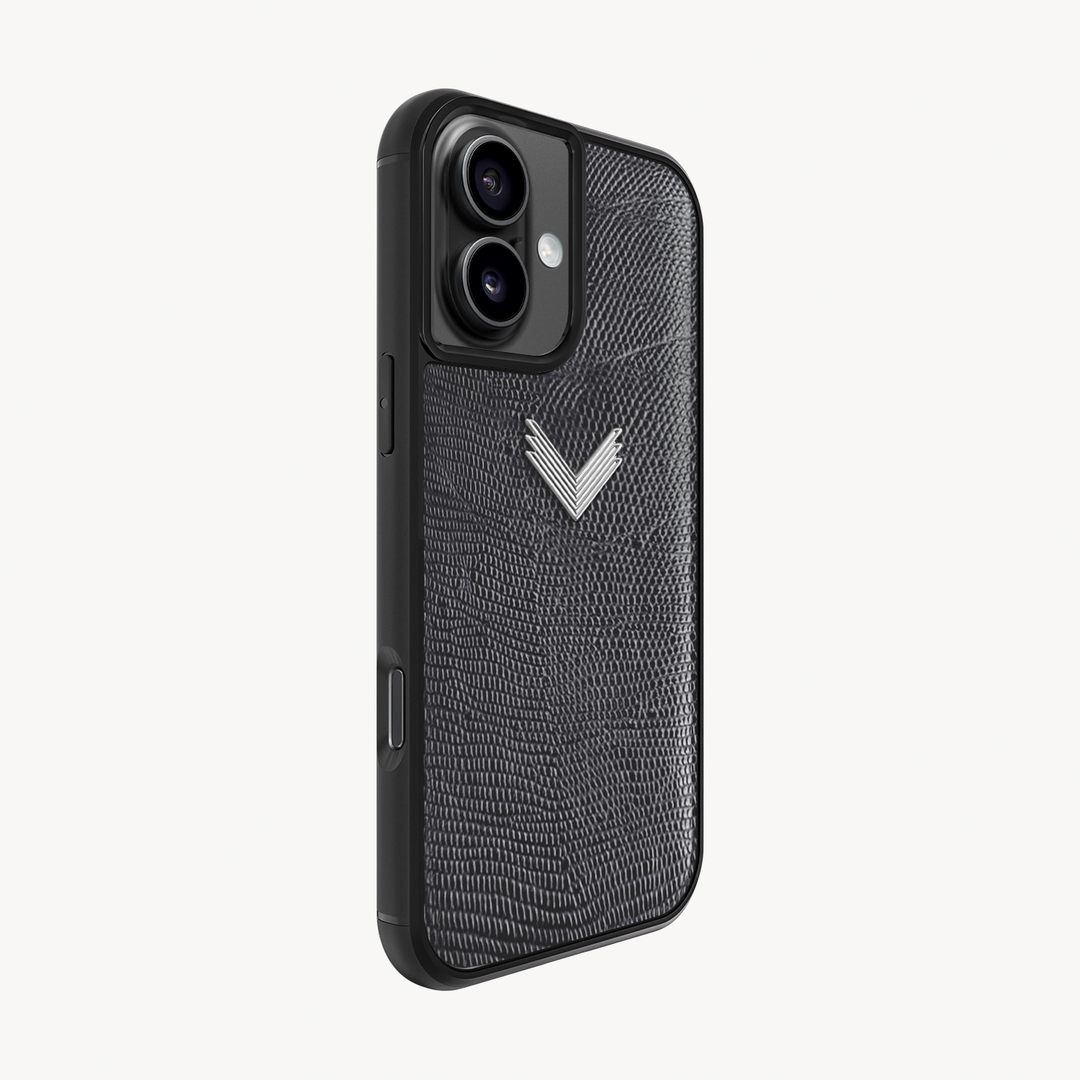 Husa Telefon iPhone 17, Piele Vitel, Textura Lizard
