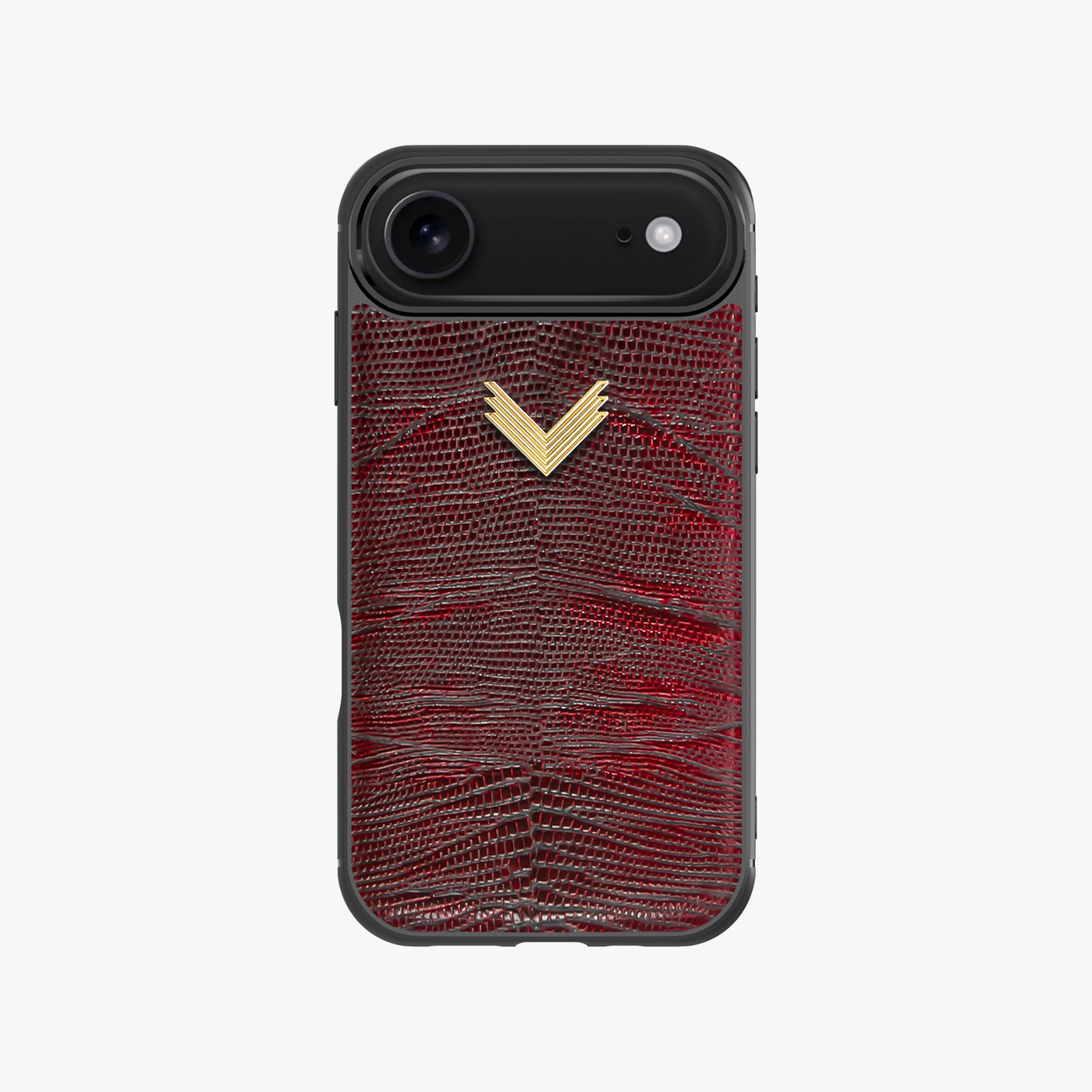 Husa Telefon iPhone 17 Air, Piele Vitel, Textura Lizard