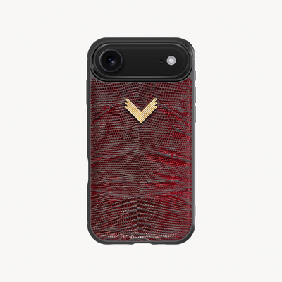 Husa Telefon iPhone 17 Air, Piele Vitel, Textura Lizard
