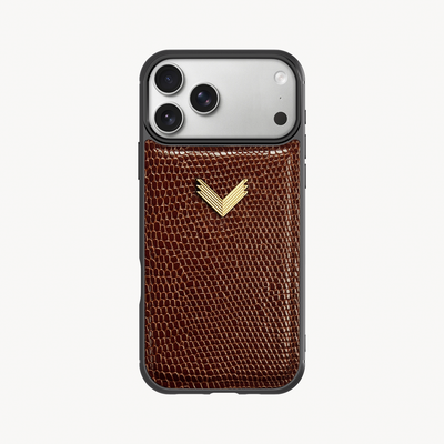Husa Telefon iPhone 17 Pro, Piele Vitel, Textura Lizard