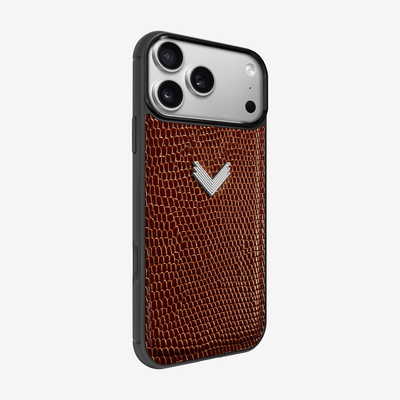 Husa Telefon iPhone 17 Pro Max, Piele Vitel, Textura Lizard