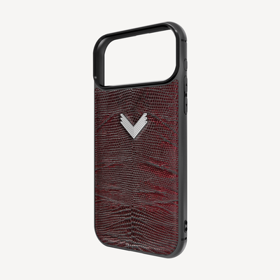Husa Telefon iPhone 17 Pro, Piele Vitel, Textura Lizard