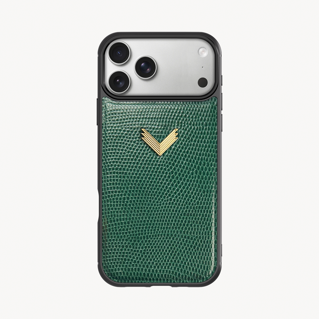 Husa Telefon iPhone 17 Pro, Piele Vitel, Textura Lizard