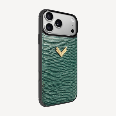 Husa Telefon iPhone 17 Pro, Piele Vitel, Textura Lizard