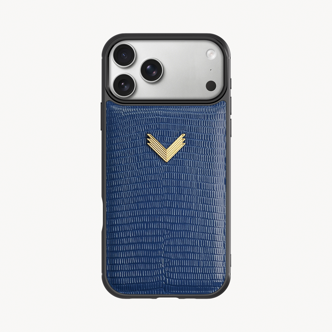Husa Telefon iPhone 17 Pro Max, Piele Vitel, Textura Lizard