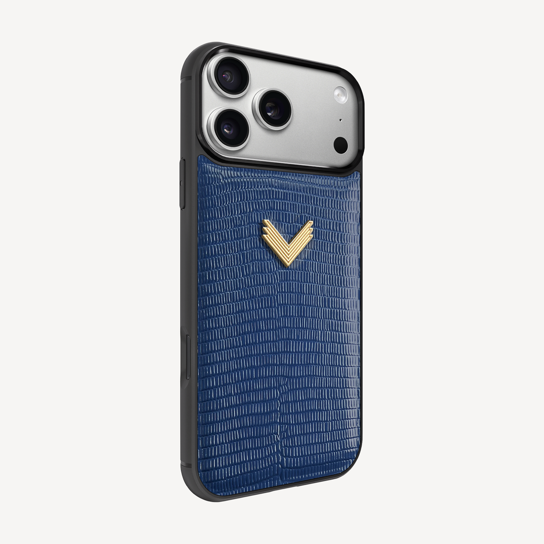 Husa Telefon iPhone 17 Pro Max, Piele Vitel, Textura Lizard