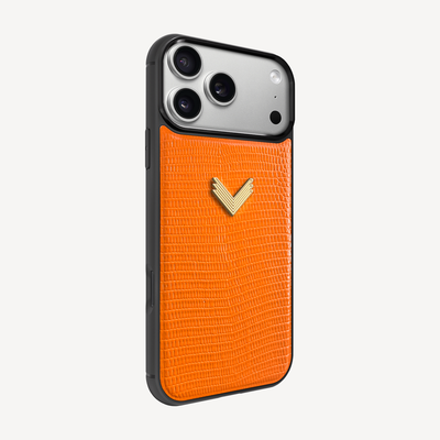 Husa Telefon iPhone 17 Pro Max, Piele Vitel, Textura Lizard