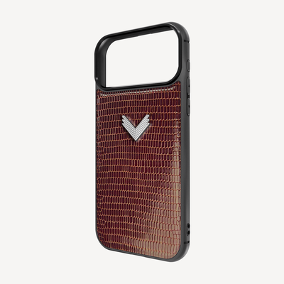 Husa Telefon iPhone 17 Pro, Piele Vitel, Textura Lizard