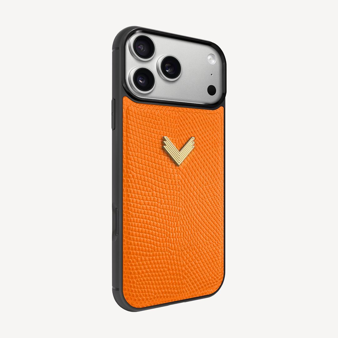 Husa Telefon iPhone 17 Pro Max, Piele Vitel, Textura Lizard