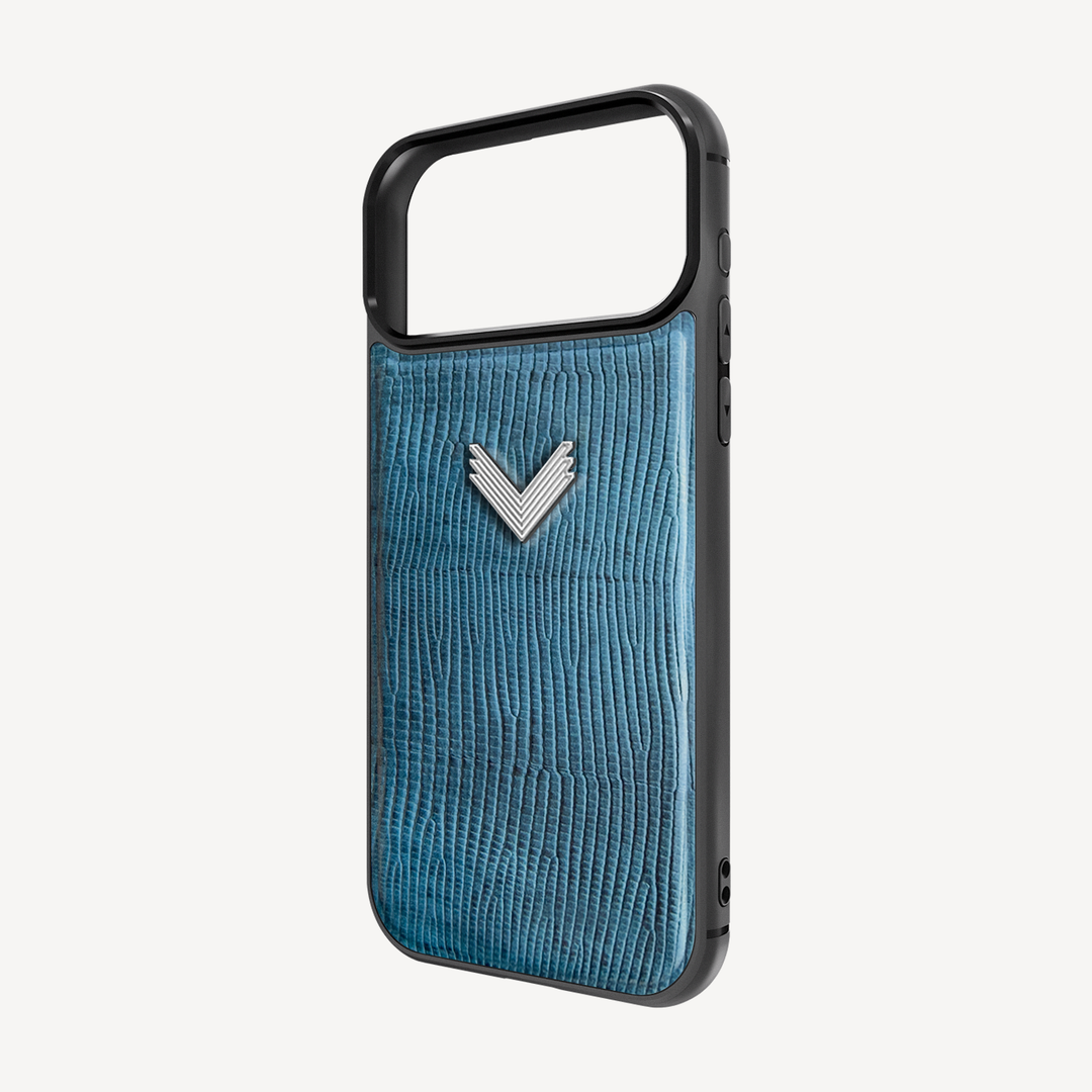 Husa Telefon iPhone 18 Pro Max, Piele Vitel, Textura Lizard