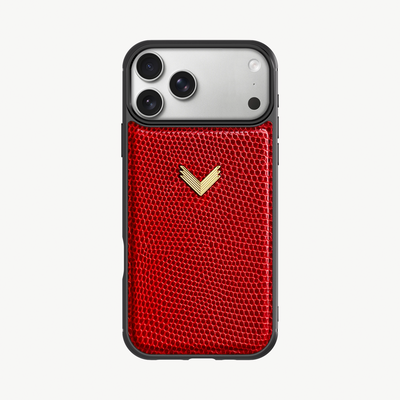 Husa Telefon iPhone 17 Pro, Piele Vitel, Textura Lizard