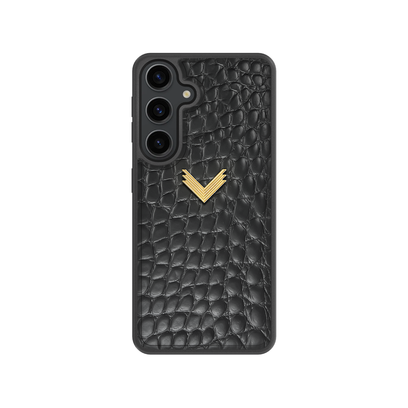 Husa Telefon Samsung S25, Piele Vitel, Textura Crocodil