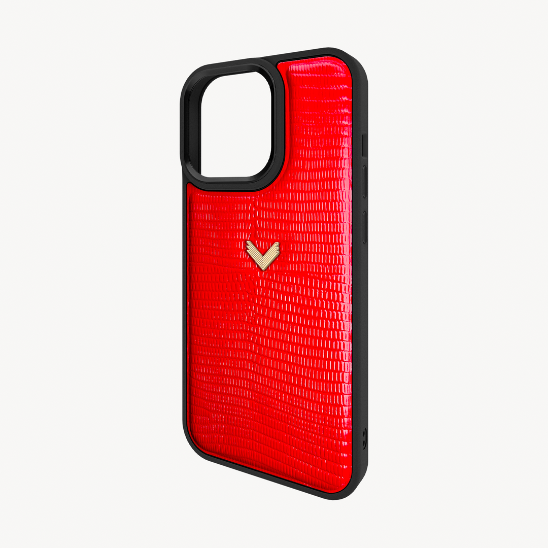 Husa Telefon iPhone 14 Pro, Piele Vitel, Textura Lizard